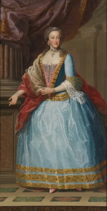 Framed Print : Elisabeth Therese of Lorraine (1711-1741), Queen of Sardinia. Artist: Anonymous Framed Print : Elisabeth Therese of Lorraine (1711-1741), Queen of Sardinia. Artist: Anonymous