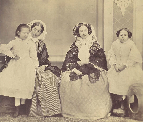 Elise Housermann, Hermine, Marie and Marie Antoine, 1850s-60s. Creator: Franz Antoine