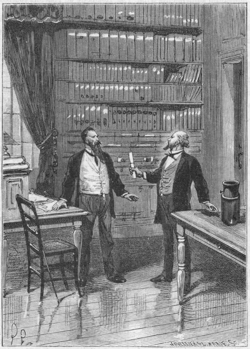Framed Print : Elisha Gray, American inventor, presenting the caveat for his telephone, 1876, (c1890) Framed Print : Elisha Gray, American inventor, presenting the caveat for his telephone, 1876, (c1890)