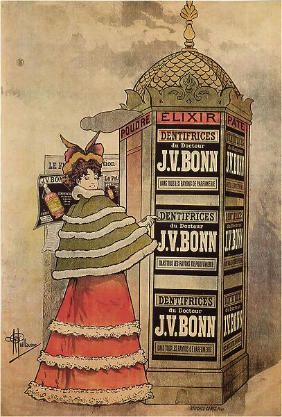 Elixir-Dentifrices du Docteur J. V. Bonn, 1893. Artist: Guillaume, Albert (1873-1942)