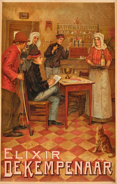 Framed Print : Elixir de Kempenaar, c1900-1910. Creator: Godfrinon, Ernest (1878-1927) Framed Print : Elixir de Kempenaar, c1900-1910. Creator: Godfrinon, Ernest (1878-1927)