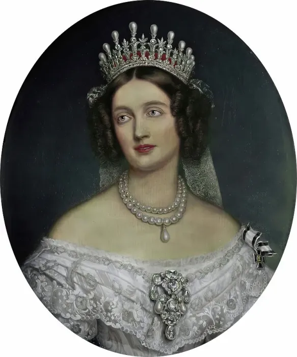 Framed Print : Elizabeth (1801-1873), Queen of Prussia, born Princess of Bavaria, early-mid 19th century. Creator: Joseph Karl Stieler Framed Print : Elizabeth (1801-1873), Queen of Prussia, born Princess of Bavaria, early-mid 19th century. Creator: Joseph Karl Stieler