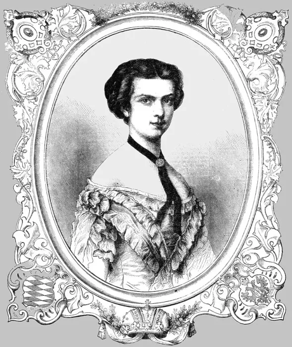 Framed Print : Elizabeth Amelia Eugenia, Empress of Austria, 1854. Creator: Unknown Framed Print : Elizabeth Amelia Eugenia, Empress of Austria, 1854. Creator: Unknown