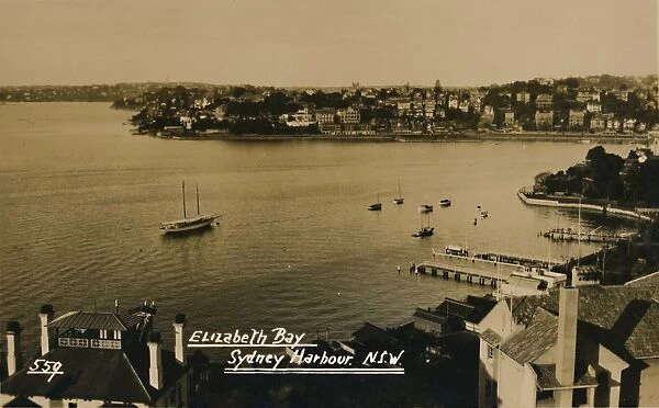 Elizabeth Bay, Sydney Harbour. N. S. W Creator: Unknown