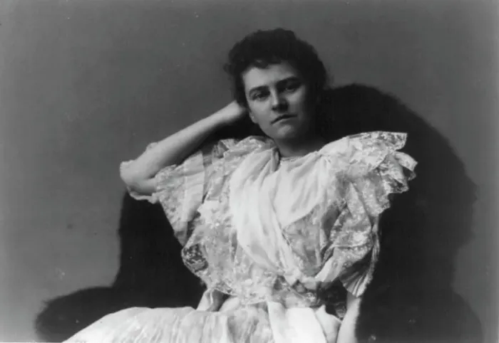 Framed Print : Elizabeth Cameron, between c1890 and c1910. Creator: Frances Benjamin Johnston