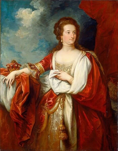 Elizabeth, Countess of Effingham, c. 1797. Creator: Benjamin West