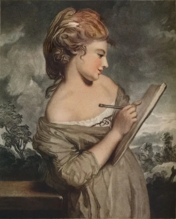 Framed Print : Elizabeth Deane, Design, c1794. Artist: Joseph Grozer Framed Print : Elizabeth Deane, Design, c1794. Artist: Joseph Grozer