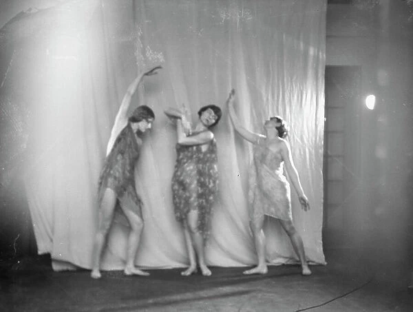 Elizabeth Duncan dancers and children, 1932 Creator: Arnold Genthe