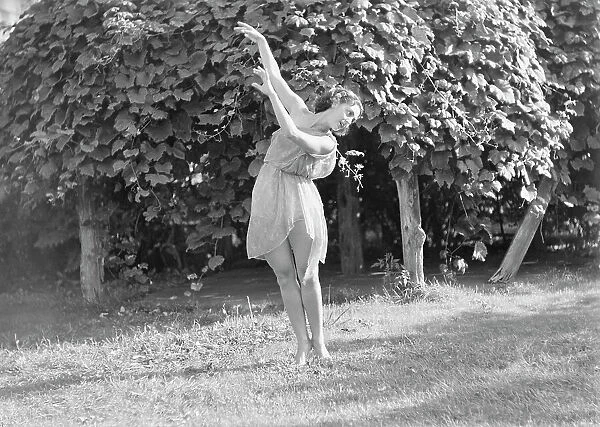 Elizabeth Duncan dancers and children, 1936 Creator: Arnold Genthe