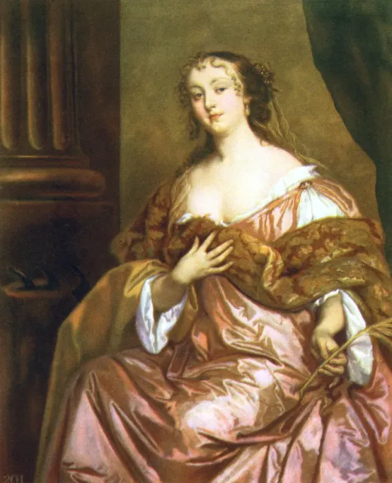 Framed Print : Elizabeth Hamilton, Countess of Gramont, c1660s. Artist: Peter Lely Framed Print : Elizabeth Hamilton, Countess of Gramont, c1660s. Artist: Peter Lely