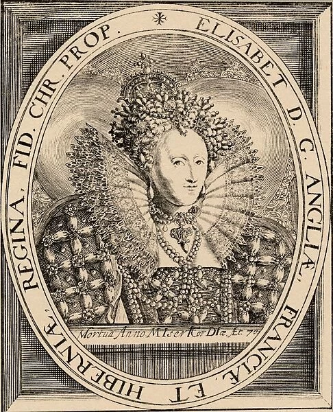 Elizabeth I (1533-1603), Queen of England and Ireland, 1889
