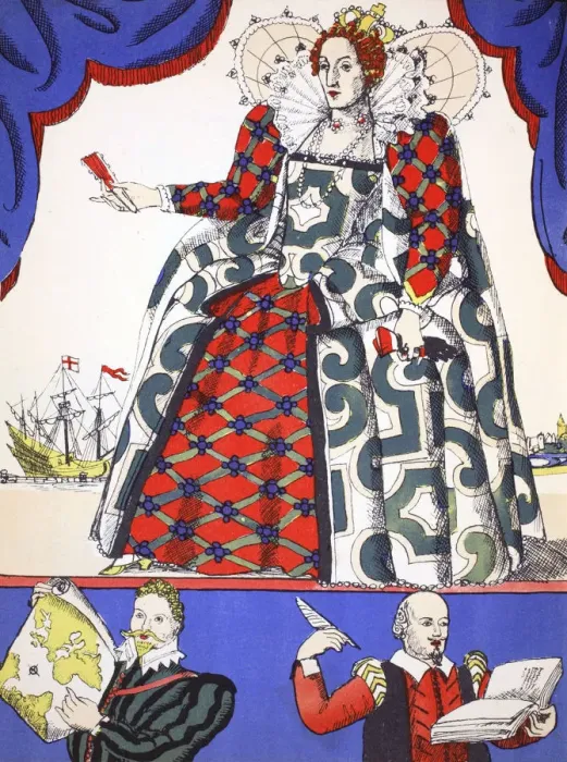 Framed Print : Elizabeth I, Queen of England from 1558, (1932). Artist: Rosalind Thornycroft Framed Print : Elizabeth I, Queen of England from 1558, (1932). Artist: Rosalind Thornycroft