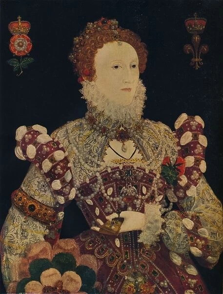 Elizabeth I, Queen of England and Ireland, c1574. Artist: Nicholas Hilliard