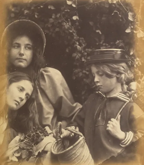 Framed Print : Elizabeth Keown, Kate Keown, and Freddy Gould, c. 1866-1868 Framed Print : Elizabeth Keown, Kate Keown, and Freddy Gould, c. 1866-1868