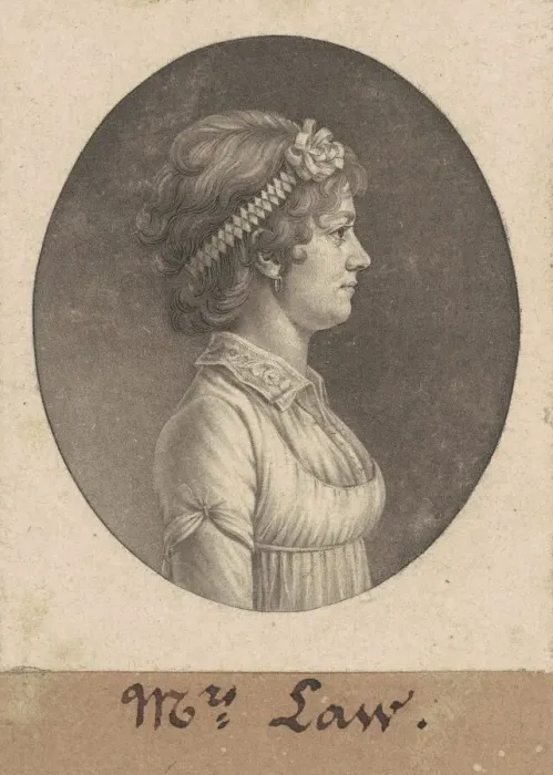 Framed Print : Elizabeth Parke Custis Law, 1805. Creator: Charles Balthazar Julien Fé Framed Print : Elizabeth Parke Custis Law, 1805. Creator: Charles Balthazar Julien Fé