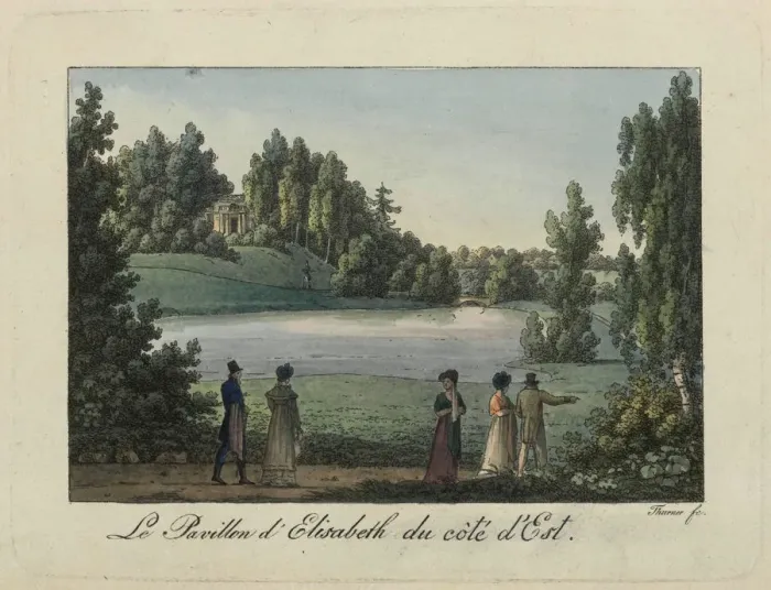 Framed Print : The Elizabeth Pavilion in Pavlovsk Park, 1810s Framed Print : The Elizabeth Pavilion in Pavlovsk Park, 1810s