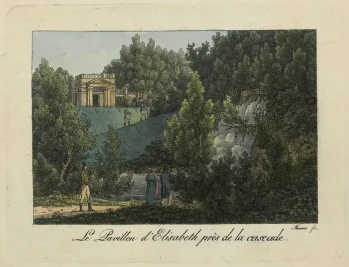 Framed Print : The Elizabeth Pavilion in Pavlovsk Park, 1810s Framed Print : The Elizabeth Pavilion in Pavlovsk Park, 1810s