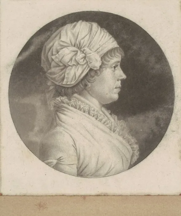 Framed Print : Elizabeth Rittenhouse Sergeant, 1798-1803. Creator: Charles Balthazar Julien Fé Framed Print : Elizabeth Rittenhouse Sergeant, 1798-1803. Creator: Charles Balthazar Julien Fé