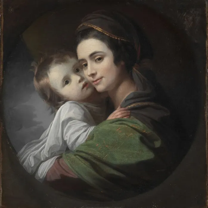 Framed Print : Elizabeth Shewell West and Her Son, Raphael, c. 1770. Creator: Benjamin West (American, 1738-1820) Framed Print : Elizabeth Shewell West and Her Son, Raphael, c. 1770. Creator: Benjamin West (American, 1738-1820)