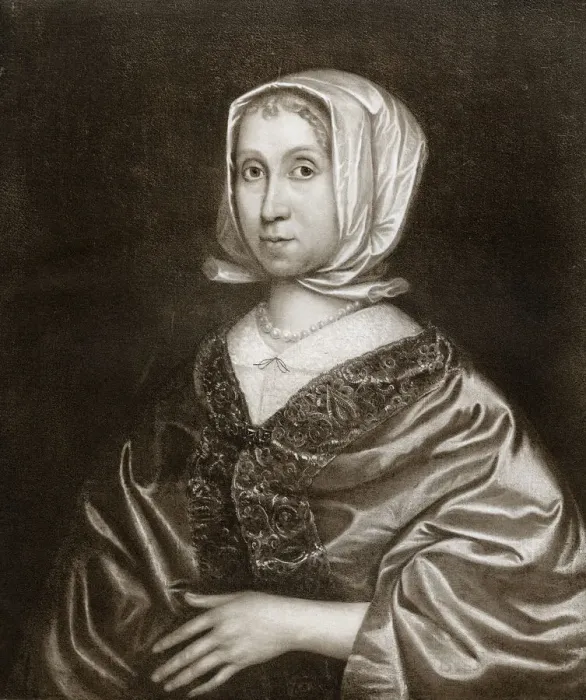 Framed Print : Elizabeth Steward, mother of Oliver Cromwell, 17th century, (1899) Framed Print : Elizabeth Steward, mother of Oliver Cromwell, 17th century, (1899)