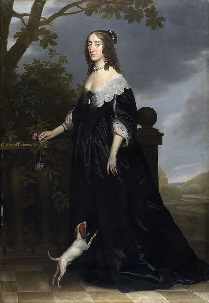Elizabeth Stuart (1596-1662), Queen of Bohemia, 1642. Artist: Honthorst, Gerrit, van (1590-1656)