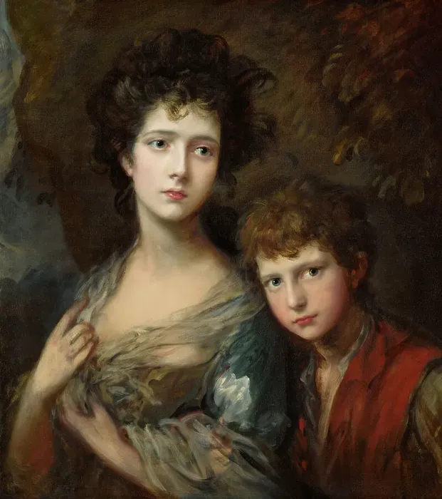 Framed Print : Elizabeth And Thomas Linley, c1768. Creator: Thomas Gainsborough Framed Print : Elizabeth And Thomas Linley, c1768. Creator: Thomas Gainsborough