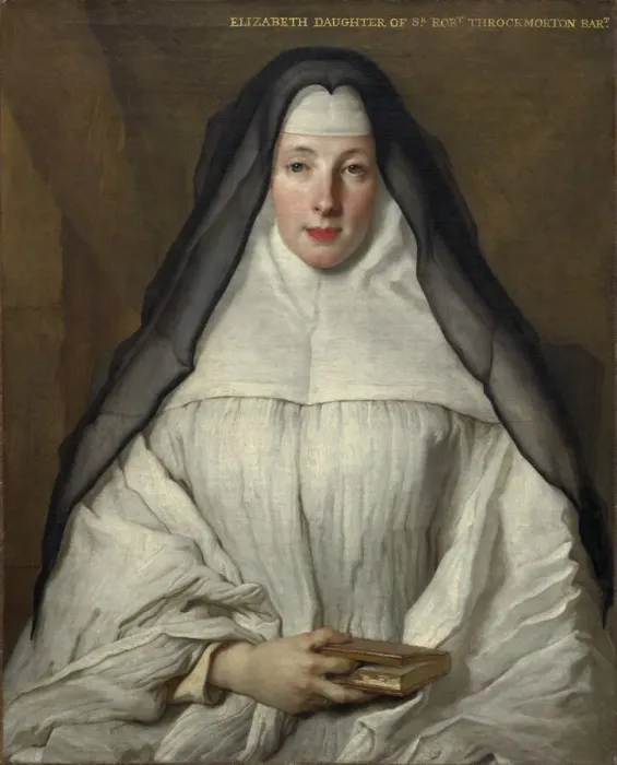 Framed Print : Elizabeth Throckmorton, Canoness of the Order of the Dames Augustines Anglaises, 1729 Framed Print : Elizabeth Throckmorton, Canoness of the Order of the Dames Augustines Anglaises, 1729