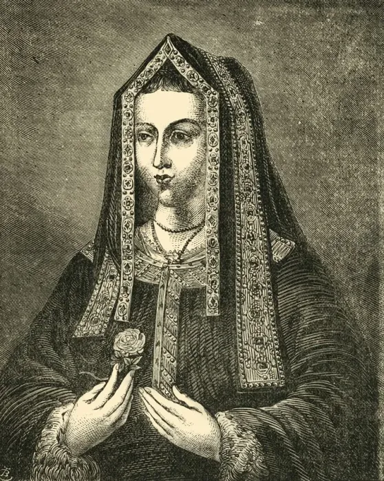 Framed Print : Elizabeth, Wife of Henry VII, (1881). Creator: Unknown Framed Print : Elizabeth, Wife of Henry VII, (1881). Creator: Unknown