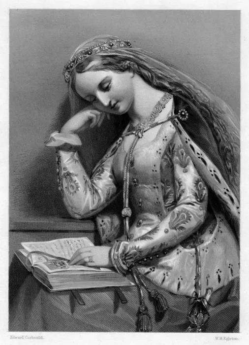 Framed Print : Elizabeth of York, Queen Consort of King Henry VII of England, (19th century). Artist: WH Egleton Framed Print : Elizabeth of York, Queen Consort of King Henry VII of England, (19th century). Artist: WH Egleton