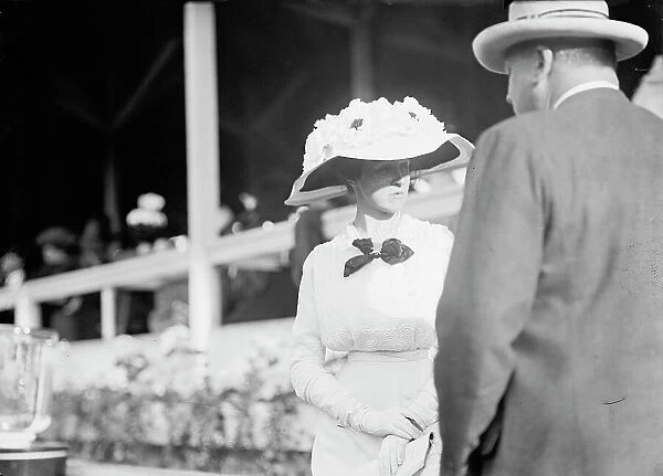 Elkins, Katharine; Mrs. William F. Hitt - Horse Show, 1912. Creator: Harris & Ewing. Elkins, Katharine; Mrs. William F. Hitt - Horse Show, 1912. Creator: Harris & Ewing