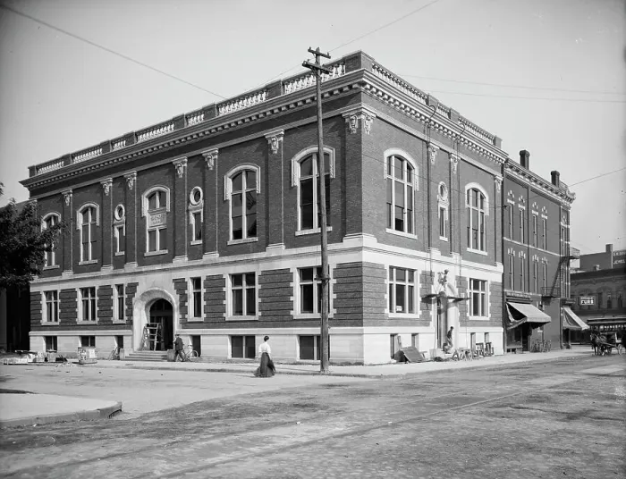 Framed Print : Elks Temple, Saginaw, Mich. between 1900 and 1910. Creator: Unknown Framed Print : Elks Temple, Saginaw, Mich. between 1900 and 1910. Creator: Unknown