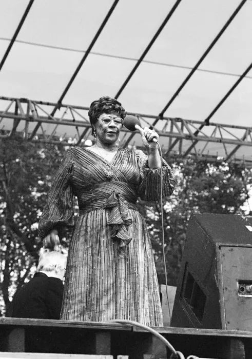 Framed Print : Ella Fitzgerald, Capital Jazz Festival, Knebworth, 1981. Creator: Brian O Connor Framed Print : Ella Fitzgerald, Capital Jazz Festival, Knebworth, 1981. Creator: Brian O Connor