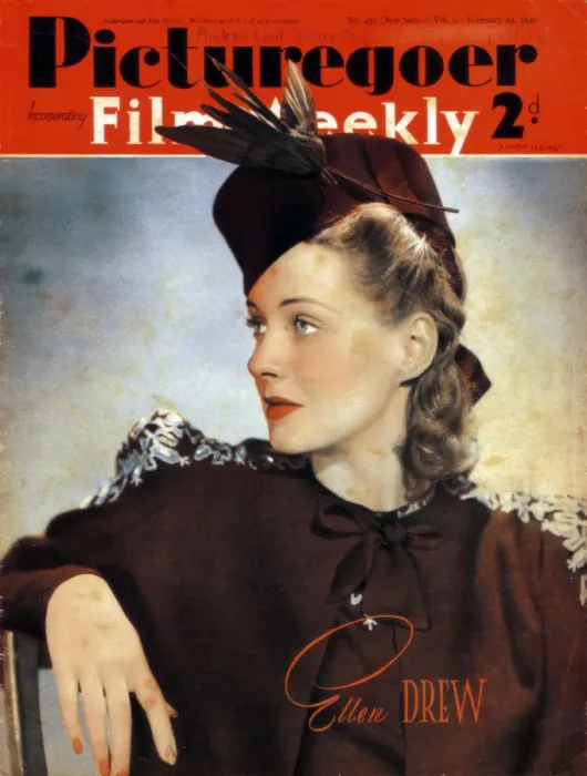 Framed Print : Ellen Drew (1915-2003), American actress, 1940 Framed Print : Ellen Drew (1915-2003), American actress, 1940