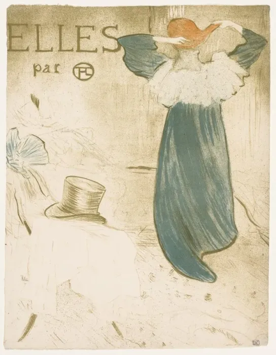 Framed Print : Elles, 1896. Creator: Henri de Toulouse-Lautrec (French, 1864-1901) Framed Print : Elles, 1896. Creator: Henri de Toulouse-Lautrec (French, 1864-1901)