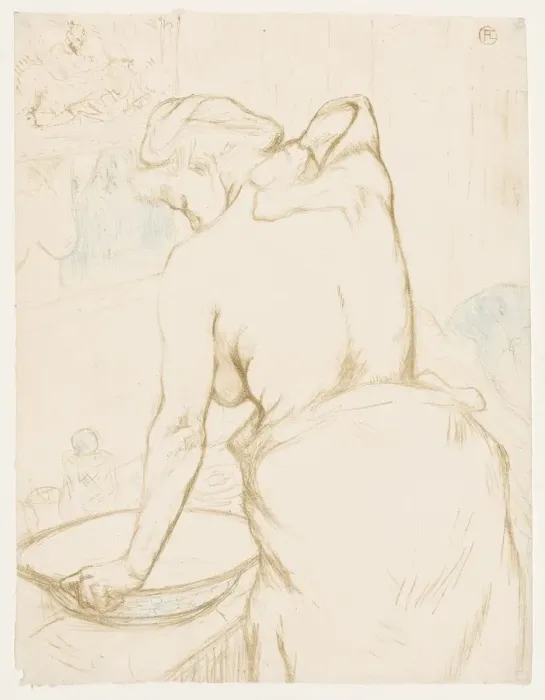 Framed Print : Elles: The Toilet, 1896. Creator: Henri de Toulouse-Lautrec (French, 1864-1901) Framed Print : Elles: The Toilet, 1896. Creator: Henri de Toulouse-Lautrec (French, 1864-1901)