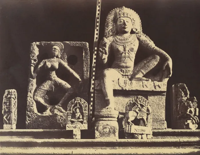 Framed Print : Elliot Marbles and Other Sculpture from the Central Museum Madras: Group 26 Framed Print : Elliot Marbles and Other Sculpture from the Central Museum Madras: Group 26