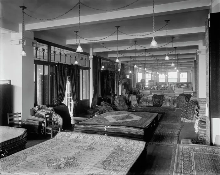 Framed Print : Elliott, Taylor, Woolfenden, carpet and drapery, Detroit, Mich. between 1905 and 1915. Creator: Unknown