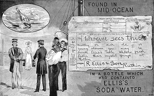 'Ellis's Soda Water, 1891. Creator: Unknown