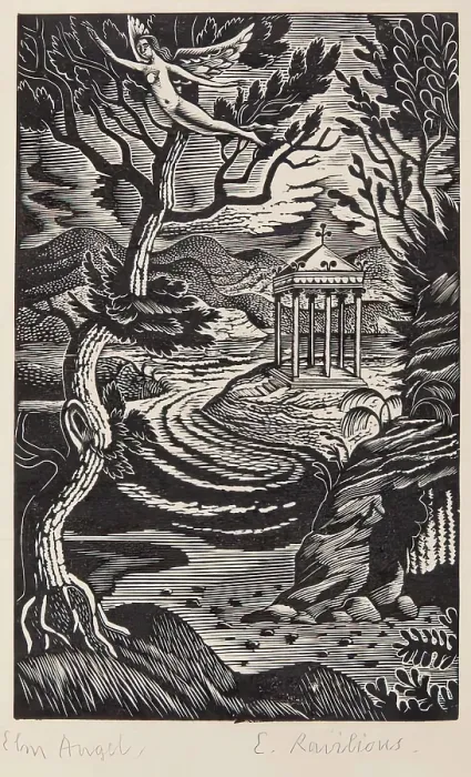 Framed Print : Elm Angel, 1930. Creator: Eric Ravilious Framed Print : Elm Angel, 1930. Creator: Eric Ravilious