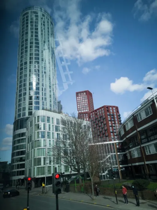 Framed Print : Nine Elms, London, UK, Oct 2021. Creator: Ethel Davies