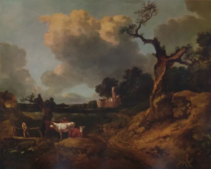 Framed Print : Elmsett Church, West Suffolk, 18th century, (1935). Artist: Thomas Gainsborough Framed Print : Elmsett Church, West Suffolk, 18th century, (1935). Artist: Thomas Gainsborough