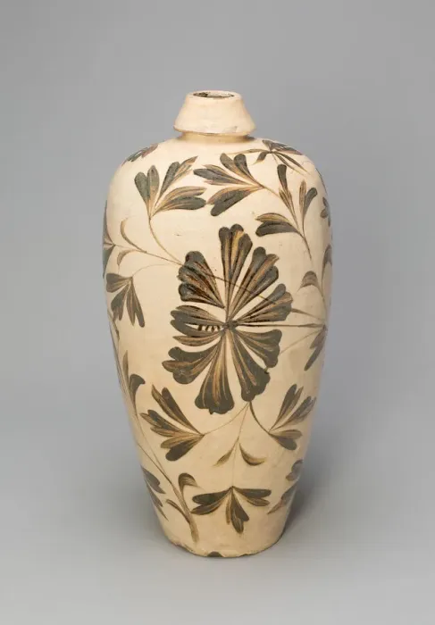Framed Print : Elongated Bottle Vase (Meiping) with Peony Sprays, Jin dynasty (1115-1234) Framed Print : Elongated Bottle Vase (Meiping) with Peony Sprays, Jin dynasty (1115-1234)