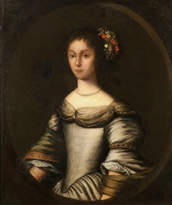 Framed Print : Elsa Cruus of Edeby, 1631-1716, married to Krister Bonde, c17th century. Creator: Anon Framed Print : Elsa Cruus of Edeby, 1631-1716, married to Krister Bonde, c17th century. Creator: Anon