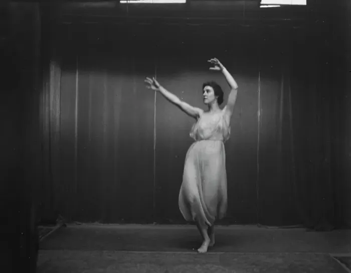 Framed Print : Elsie Dufour dancer, between 1918 and 1920. Creator: Arnold Genthe Framed Print : Elsie Dufour dancer, between 1918 and 1920. Creator: Arnold Genthe