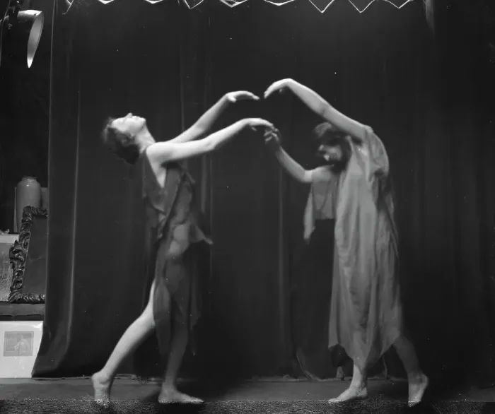 Framed Print : Elsie Dufour dancers, between 1918 and 1920. Creator: Arnold Genthe Framed Print : Elsie Dufour dancers, between 1918 and 1920. Creator: Arnold Genthe