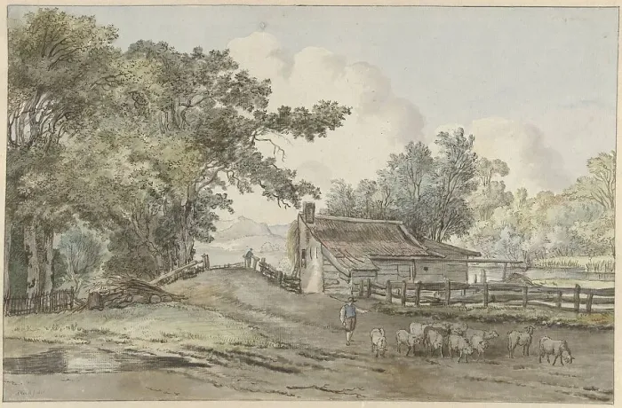 Framed Print : Elswoutshoek in Overveen, 1801. Creator: Pieter Gerardus van Os Framed Print : Elswoutshoek in Overveen, 1801. Creator: Pieter Gerardus van Os