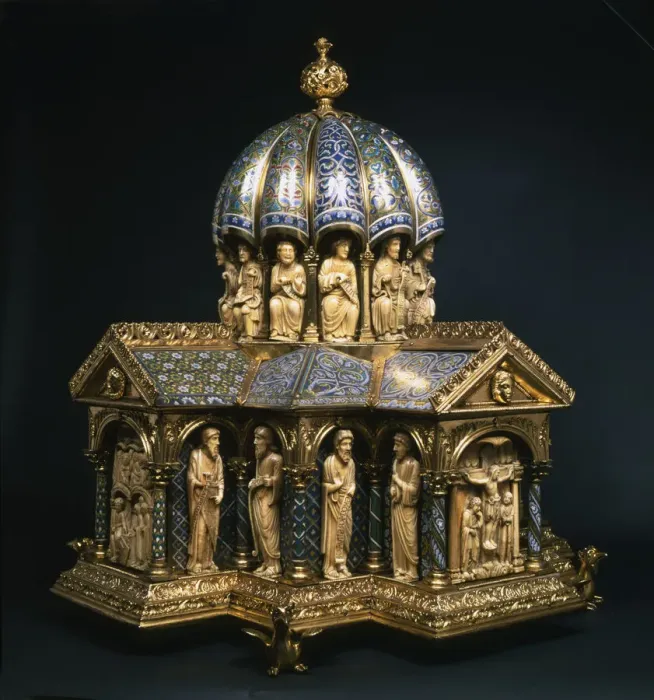 Framed Print : Eltenberg Reliquary, c1150 Framed Print : Eltenberg Reliquary, c1150
