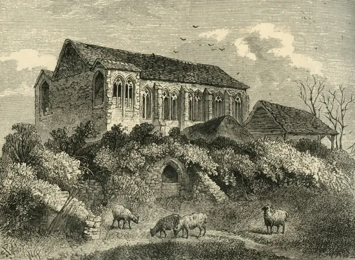 Framed Print : Eltham Palace in 1790, (c1878). Creator: Unknown Framed Print : Eltham Palace in 1790, (c1878). Creator: Unknown