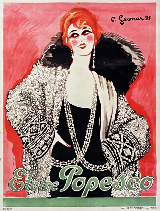 Framed Print : Elvira Popescu, 1925. Creator: Gesmar, Charles (1900-1928) Framed Print : Elvira Popescu, 1925. Creator: Gesmar, Charles (1900-1928)