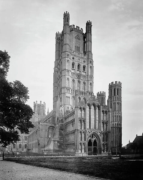 Ely Cathedral, [Cambridgeshire, England], between 1900 and 1920. Creator: Unknown